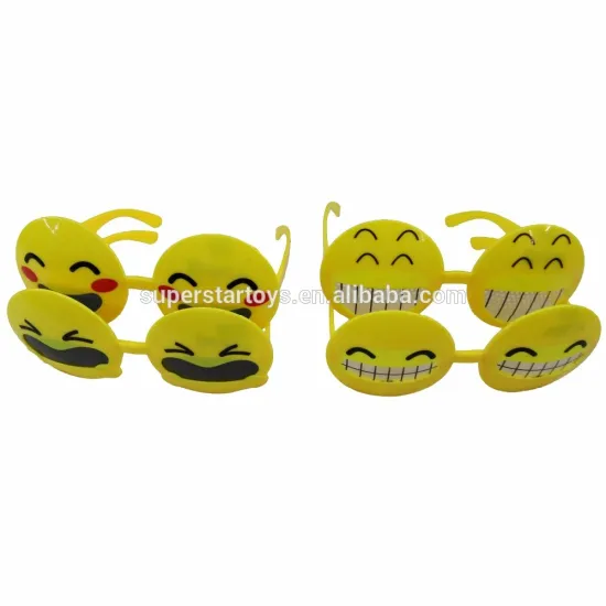 5161130-18 hot selling emoji face glasses toys emoji glasses