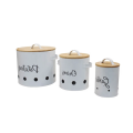 Metal Food Storage Canisters