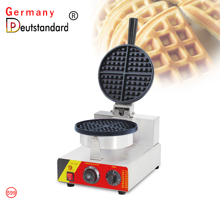 Commercial lattice waffle maker iron