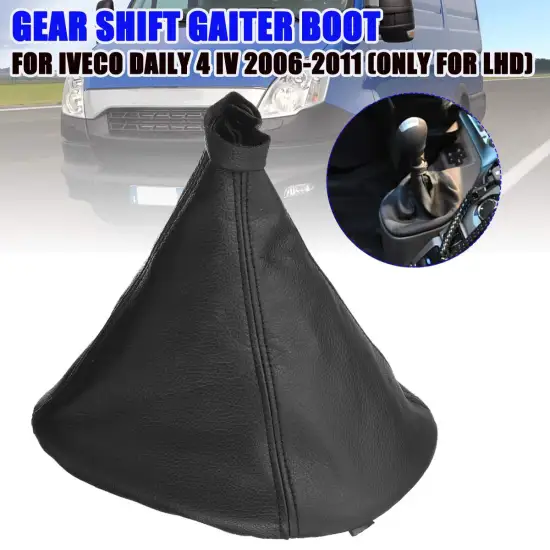 Car Gear Shift Shifter Collar Gaiter Boot Cover W/Frame LHD For Iveco Daily 4 IV 2006 2007 2008 2009 2010 2011