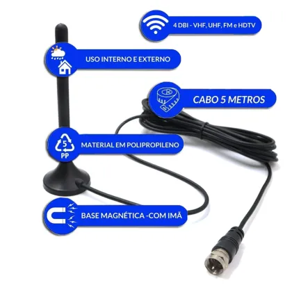 Parabolica Digital Para De Digital Hdtv Tv Antena