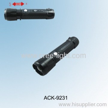 1 watt portatile Zoomable alta potenza ricaricabile Led Torcia Ack-9231(8868)