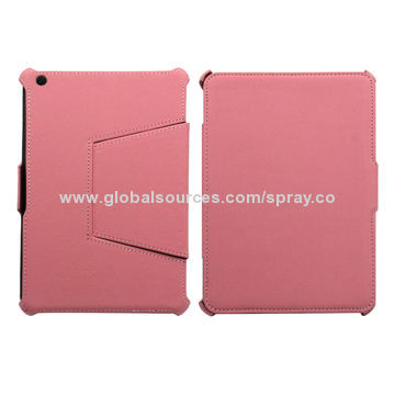 High-quality Leather Cases for iPad Mini with Built-in Stand