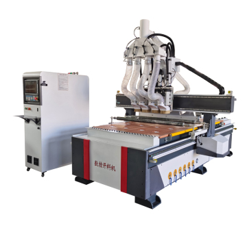 4 Axis 4 Spindles 1325 Wood Router: Multi Heads Four Spindle Woodworking CNC Router Machine 4*8ft