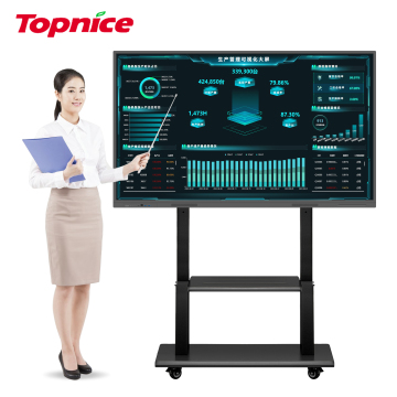 Topnice Pop Display com Projeção de Projeção Smart Board para conferência e ensino interativos