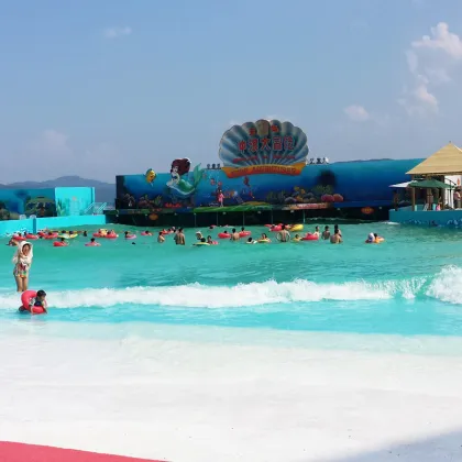 Swimming pool wave machine tsunami pool