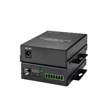 Single Fiber Single Mode Multi-function RS-232/422/485 Serial to Fiber Converter