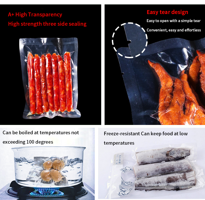 Food vacuum packaging bag