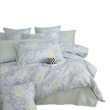 Wholesale Pure Organic Cotton Fabric Fashion Floral Printed Duvet Cover Cotton Bedding Sets