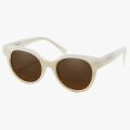 Oversized Round Acetate Sunglasses