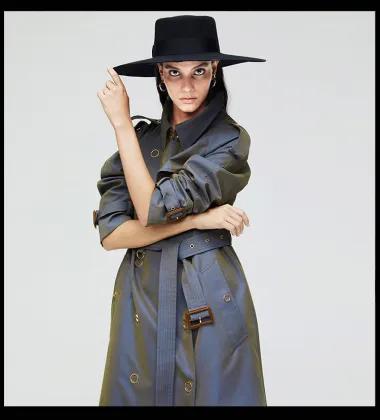 New Casual Women Long Trench Coat