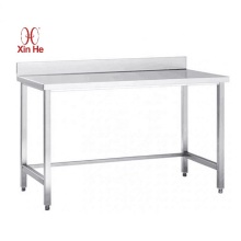 Customized Stainless Steel Worktable With Backsplash