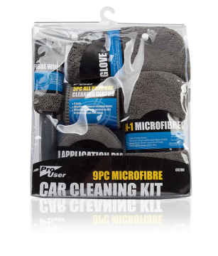Professional Car Care Kit with Detailing Brush and Extra Large Microfiber Wash Mitt - Perfect Christmas Gift for Car Enthusiasts