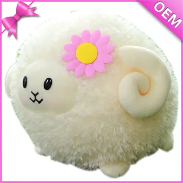 10" Height Lovely Fat Cute Stuffed Sheep Toy, Plush Round Sheep, Stuffed Sheep