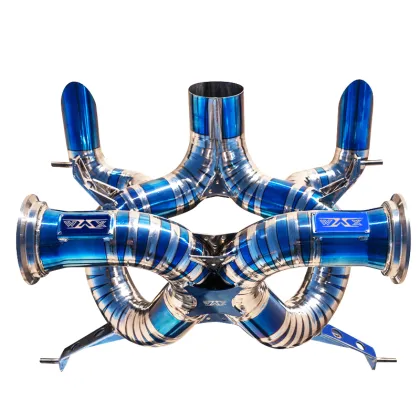 Custom Titanium Exhaust Pipe for Bugatti Veyron 2005-2016