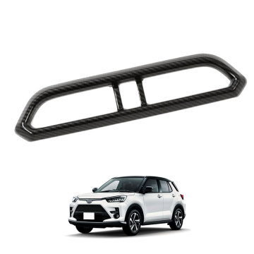 OEM Otomotif ABS karbon serat bagian interior untuk toyota mengangkat saklar pendingin udara bingkai dekoratif