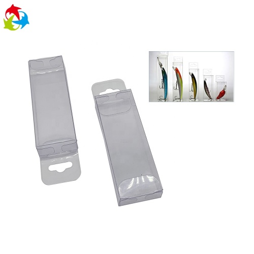 Fishing lure plastic transparent clear PVC box