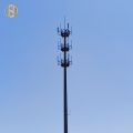 Communication Pole With Triangular Work Platform