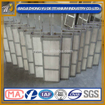 Best price pure Square Titanium Plating Basket