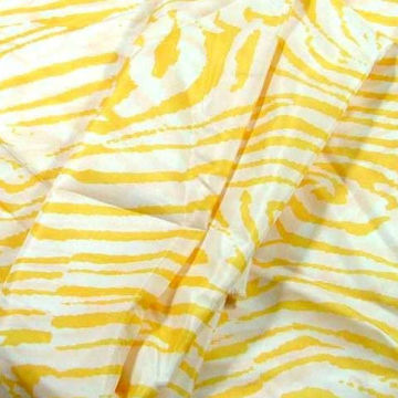 Shiny Zebra Printed Silk Duchess Satin Fabric