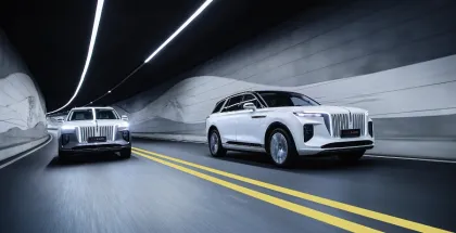 Pure electric new energy vehicle hongqi e-hs9