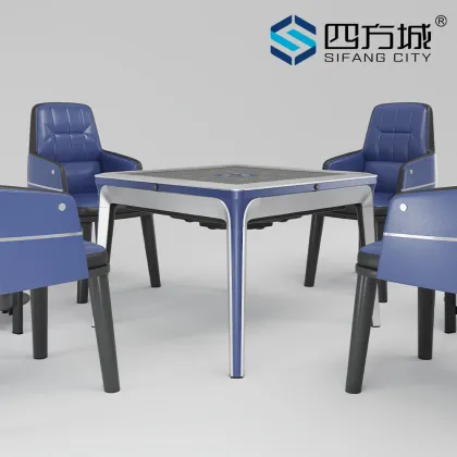 Space Blue Yujie T760 Mahjong Table for Enthusiasts