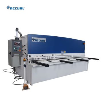 accurl qc11y 16x3200 ไฮดรอลิกมือ Guillotine Shear NC Plate Shearing Machine