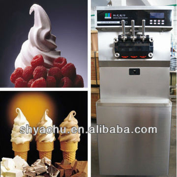 high quality soft ice cream maker with three nozzles