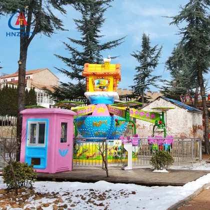 Bicycle Amusement Ride: Rotating Pedal Flying Chair