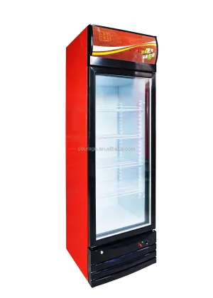 LC/D-278 Single Door Vertical Ice Cream Freezer Refrigerator