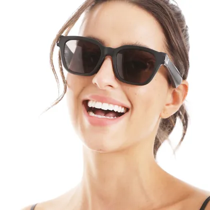 BLONGU Smart Glasses TR90: Audio Sunglasses with Polarized Lenses and Wireless Headphones