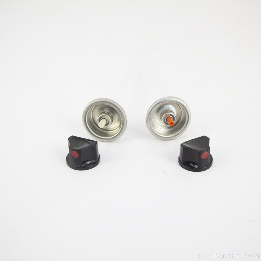 Zakázkové kosmetické příslušenství Aerosolová rozprašovací tryska a ventil