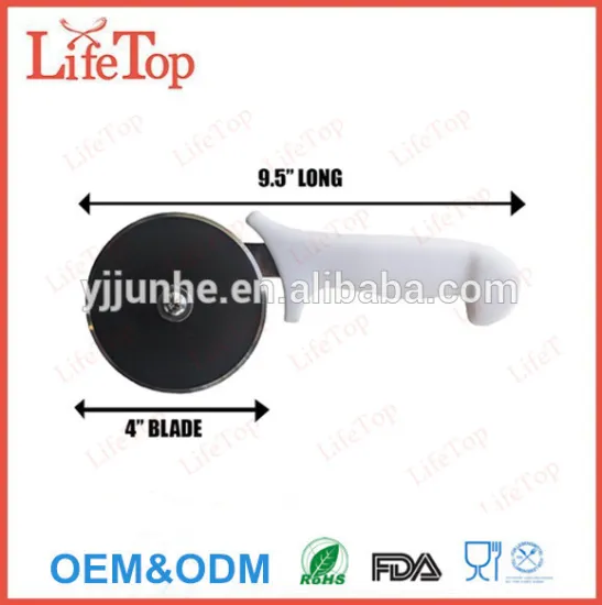 Dishwasher Safe Large Professional Heavy Duty Sharp Stainless Steel Wheel Pizza Cutter