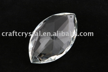 faceted crystal lighting pendant