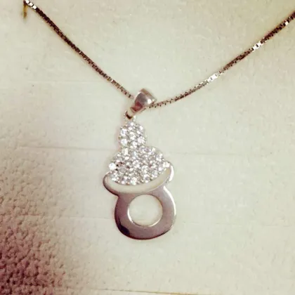 Pendant Necklace, PT90173 Fashion Jewelry Necklace Wholesale 925 Sterling Silver Necklace