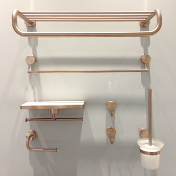 Rose Gold Towel Rack Set - ODO HOTEL AND SHOP PLUS Expo 2024