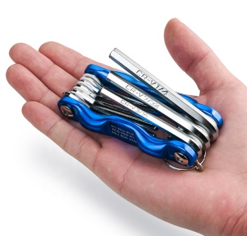 Aluminium Alloy Shell Mini Folding Hex Key Wrench Set