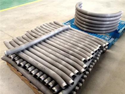 Twisted tube of cracking tube