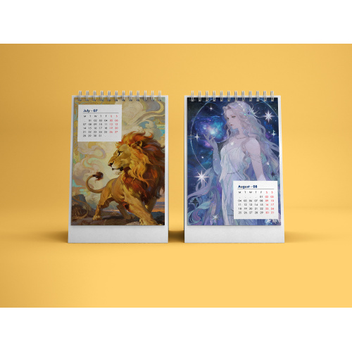 Customized Color Stereoscopic Triangle Calendar