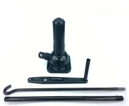 Screw Jack 2T: Large/Medium/Small Double-Section Mechanical Gear Tower Jack