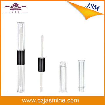 plastic double-end lip gloss container with thick wall
