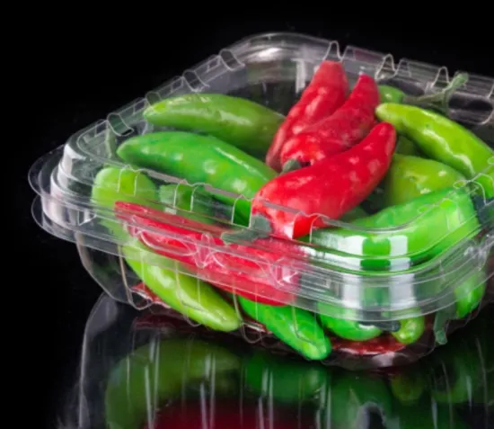 Vegetable blister packaging box