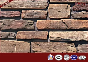 Exterior Faux Cultured Stone Sheets for Wall Brick Veneer