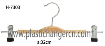 high quality skirt wood hanger, quality clothes hanger