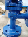 DKV Cast Iron WCB Flanged DIN Angle Globe Valve PN40 Cast Steel Bellow Sealed