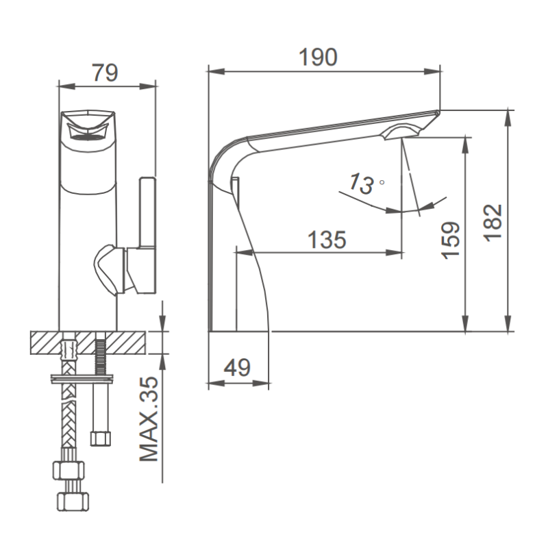 Single Lever basin Faucets