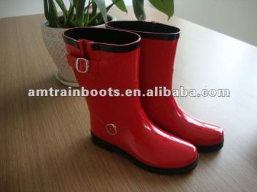 2012 fancy women rain boots