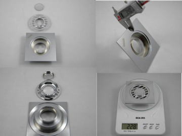 Verchroomde badkamer keuken vloer afdruiprek