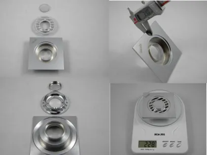 Chrome Plated Bathroom Kitchen Floor Drainer