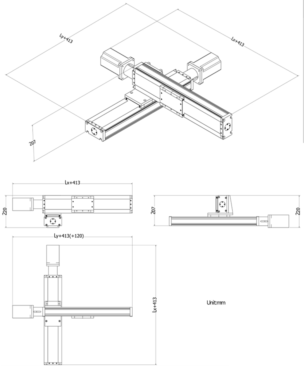 Motorized xy Table